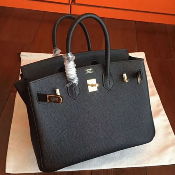 Réplique AAAAA Sac Hermès Birkin Noir 25 cm – Image 2