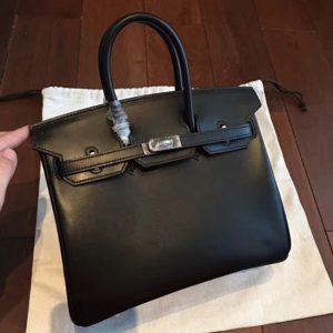 Réplique de luxe Hermes Birkin 25cm sac noir