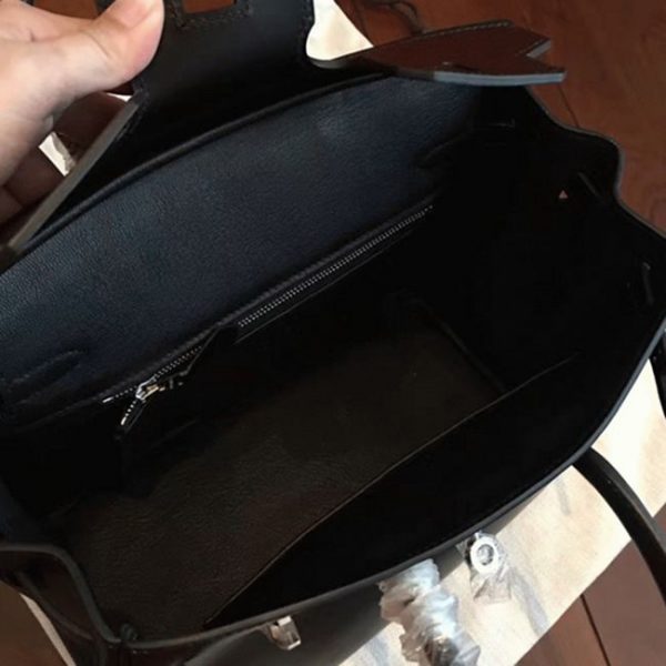 Réplique de luxe Hermes Birkin 25cm sac noir – Image 5