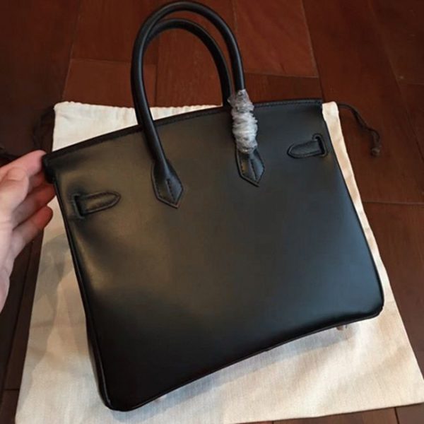 Réplique de luxe Hermes Birkin 25cm sac noir – Image 2
