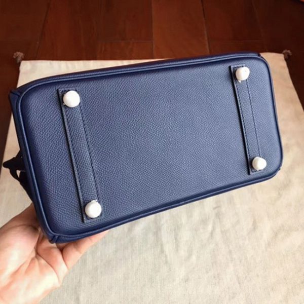 Sac Hermès Birkin 25 cm de qualité AAA, contrefa?on, saphir – Image 7