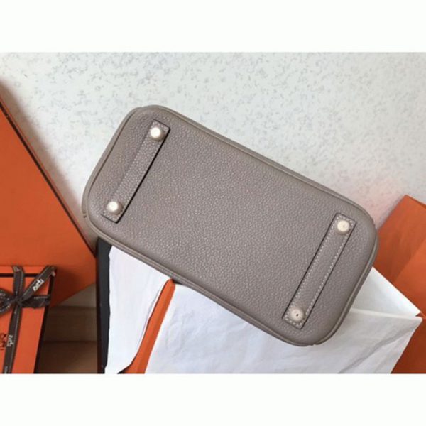 AAAAA Imitation de luxe Hermes Birkin 25cm sac à main tourterelle – Image 8