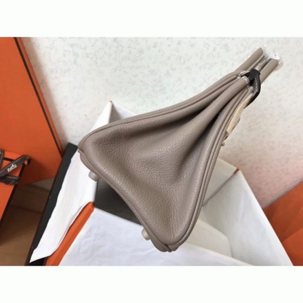 AAAAA Imitation de luxe Hermes Birkin 25cm sac à main tourterelle – Image 6