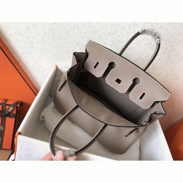 AAAAA Imitation de luxe Hermes Birkin 25cm sac à main tourterelle – Image 3