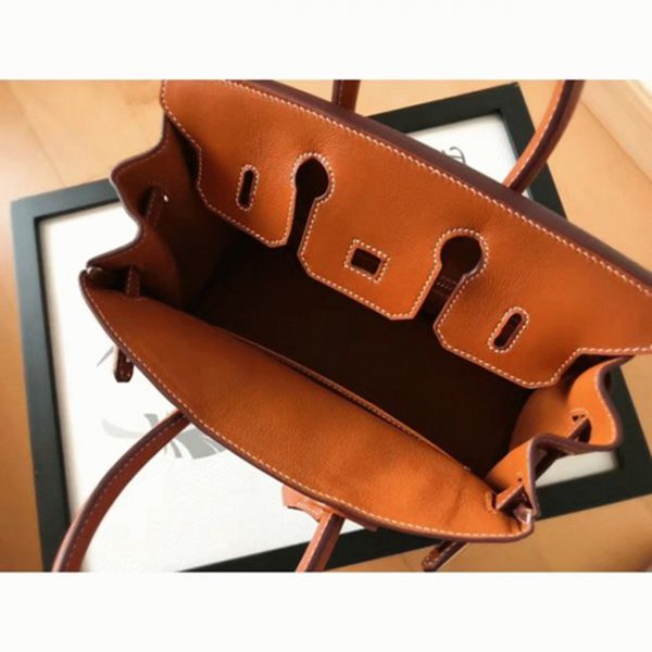 Réplique de luxe AAA Hermes Birkin 25cm sac doré – Image 4