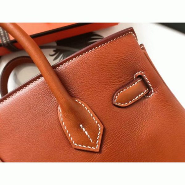 Réplique de luxe AAA Hermes Birkin 25cm sac doré – Image 8