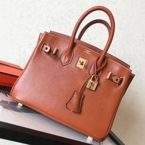 Réplique de luxe AAA Hermes Birkin 25cm sac doré