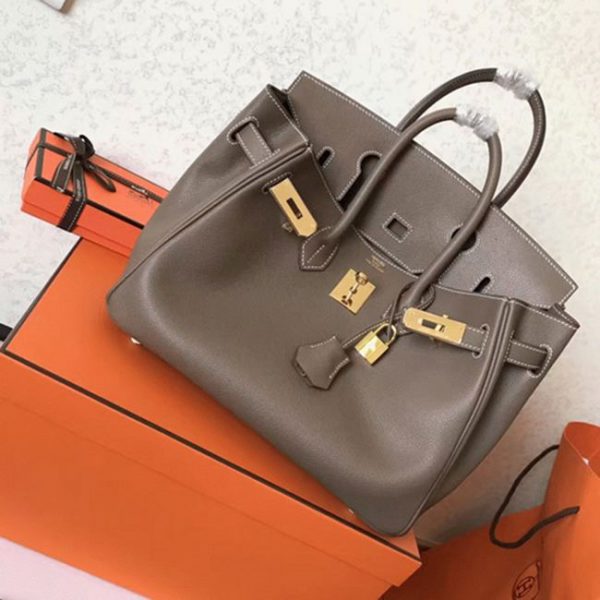 Faux de luxe Hermes Birkin 30cm sac à main – Image 5