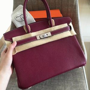 Réplique AAA Hermes Birkin 30cm sac à main rubis