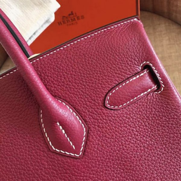 Réplique AAA Hermes Birkin 30cm sac à main rubis – Image 2