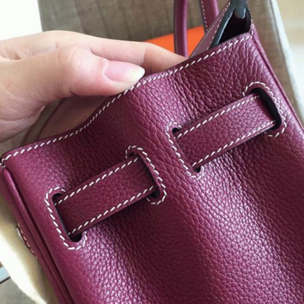 Réplique AAA Hermes Birkin 30cm sac à main rubis – Image 7