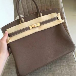 Réplique sac de créateur Hermes Birkin 30cm sac à main étoupe