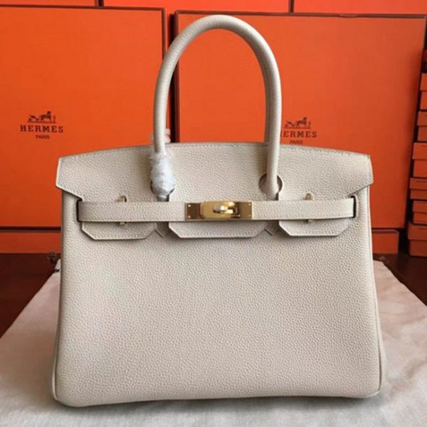 Réplique Hermes Birkin 30cm sac à main beige