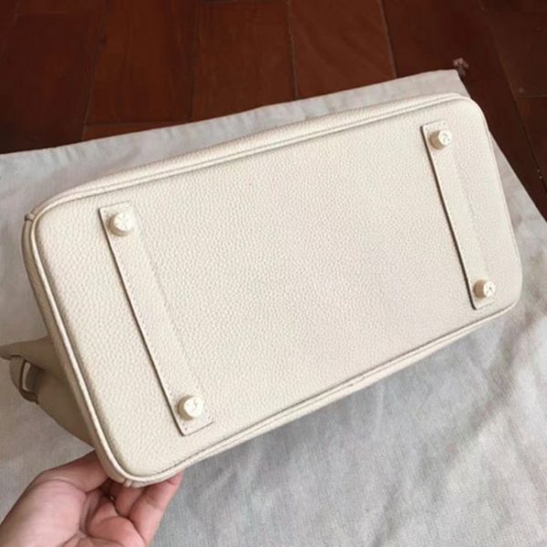 Réplique Hermes Birkin 30cm sac à main beige – Image 8