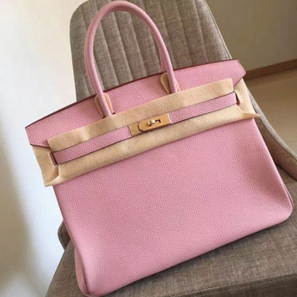 Réplique de luxe Hermes Birkin 30cm sac à main rose
