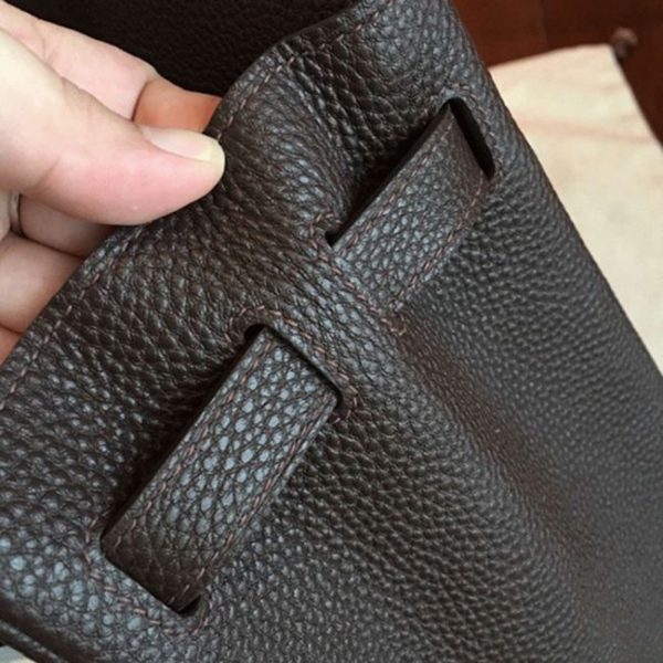 Réplique AAA Hermes Birkin 30cm sac à main café – Image 2