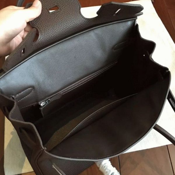Réplique AAA Hermes Birkin 30cm sac à main café – Image 6