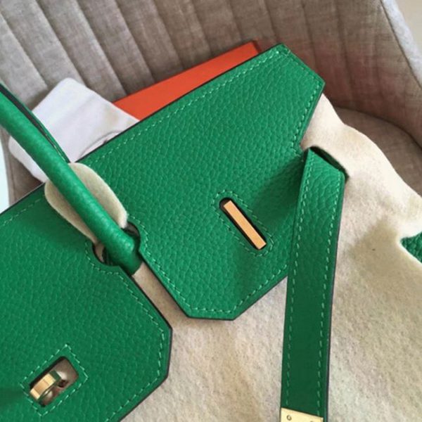 Contrefaçon Hermes Birkin 30CM sac bambou – Image 2