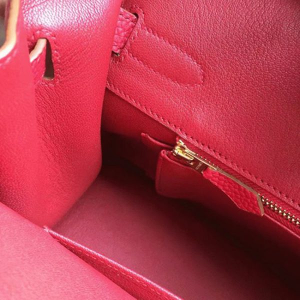 Faux bon marché Hermes Birkin 30cm sac rouge – Image 3