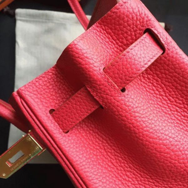 Faux bon marché Hermes Birkin 30cm sac rouge – Image 5