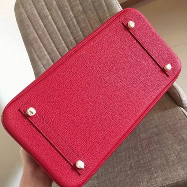 Faux bon marché Hermes Birkin 30cm sac rouge – Image 8