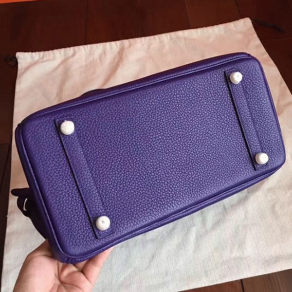 Contrefaçon bon marché Hermes Birkin 30cm sac à main iris – Image 5