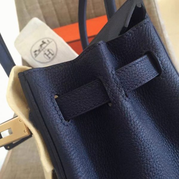 Réplique Hermes Birkin 30cm sac à main saphir qualité AAA – Image 3