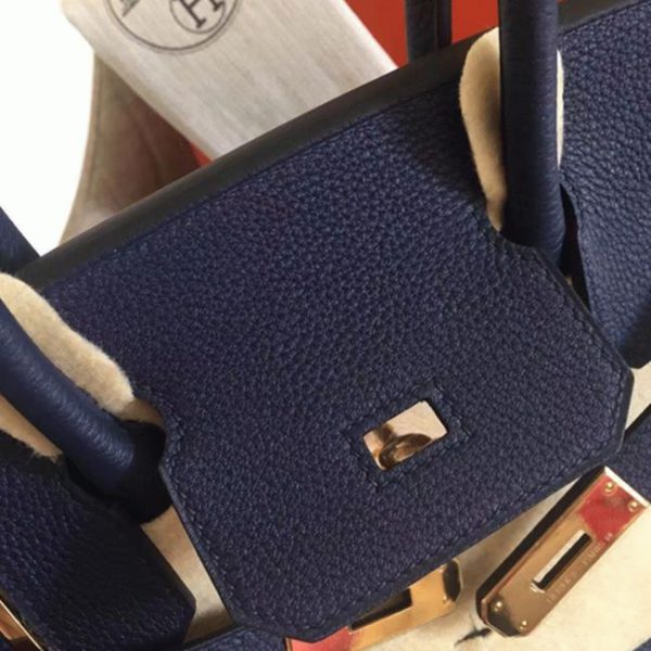 Réplique Hermes Birkin 30cm sac à main saphir qualité AAA – Image 4