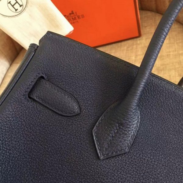 Réplique Hermes Birkin 30cm sac à main saphir qualité AAA – Image 5