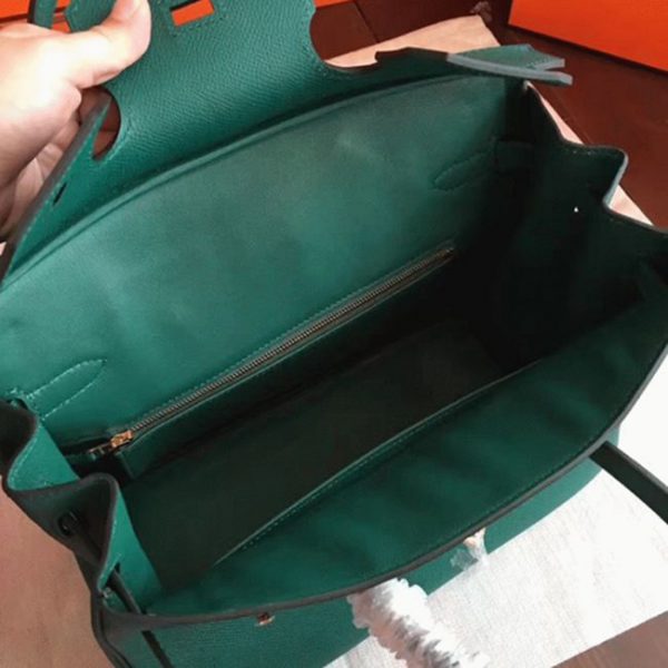 Copie de haute qualité Hermes Birkin 30cm sac à main malachite – Image 2
