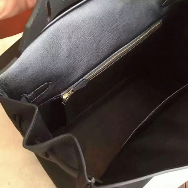 Réplique Hermes Birkin 35cm sac à main noir – Image 3