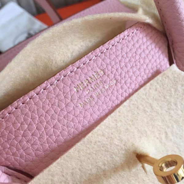 Contrefaçon de créateur Hermes Birkin 35cm sac à main rose – Image 8