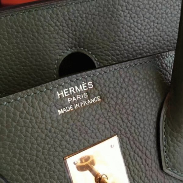 Réplique de haute qualité Hermes Birkin 35CM sac à main canopée – Image 5