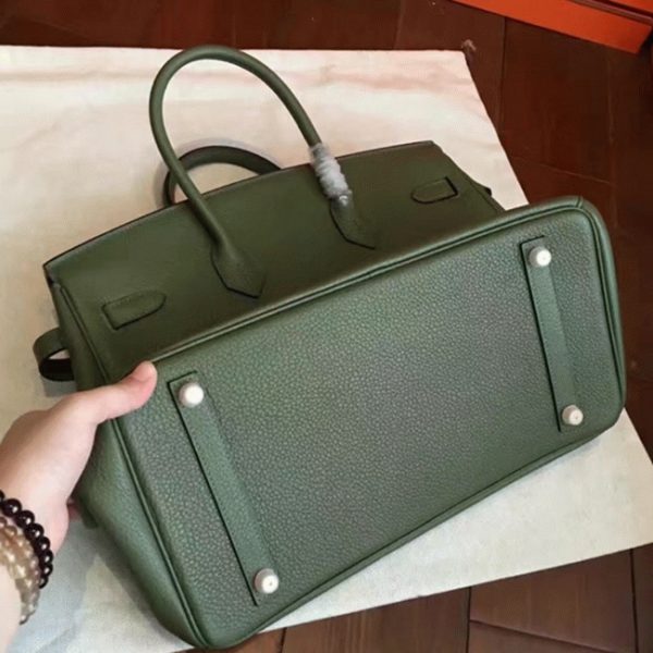 Réplique de haute qualité Hermes Birkin 35CM sac à main canopée – Image 2
