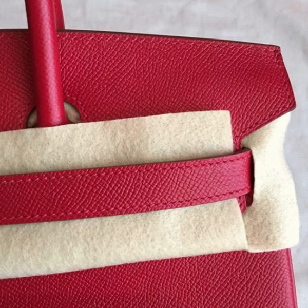 Faux de haute qualité Hermes Birkin 35cm sac à main rouge – Image 2