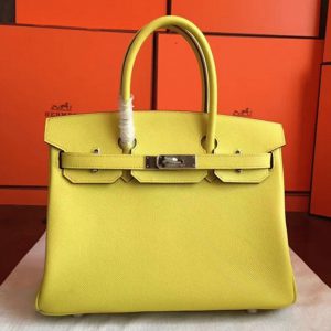 Réplique de luxe Hermes Birkin 35CM sac à main jaune