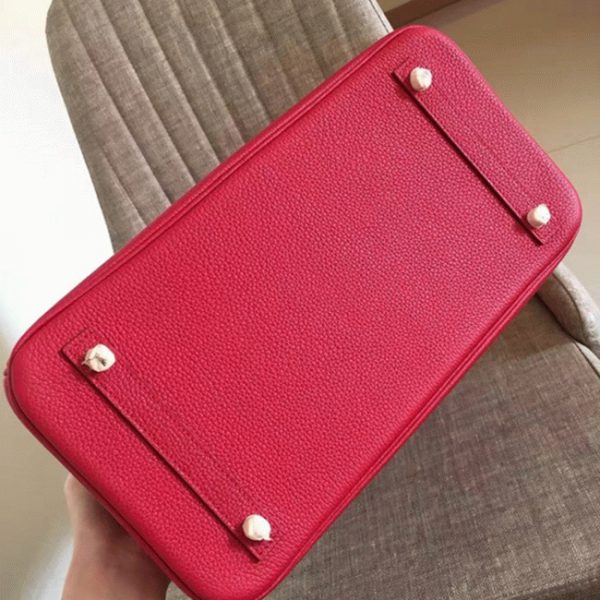 Imitation de créateur Hermes Birkin 35cm sac à main rouge – Image 2
