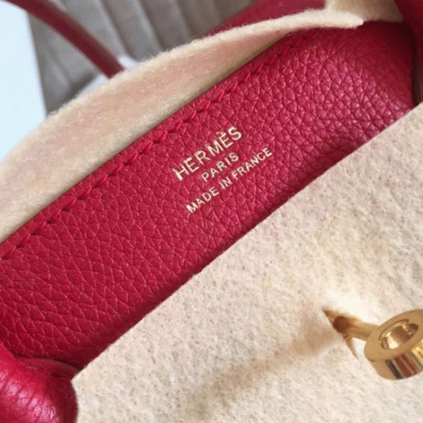 Imitation de créateur Hermes Birkin 35cm sac à main rouge – Image 7