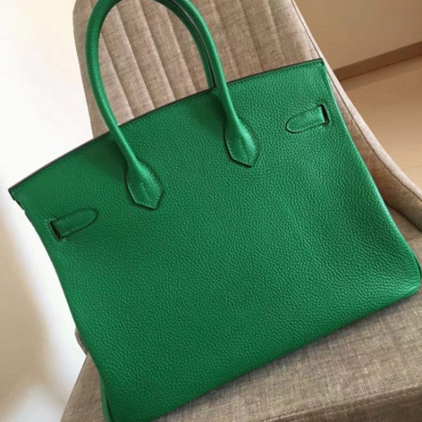 Faux de qualité supérieure Hermes Birkin 35cm sac à main bambou – Image 3