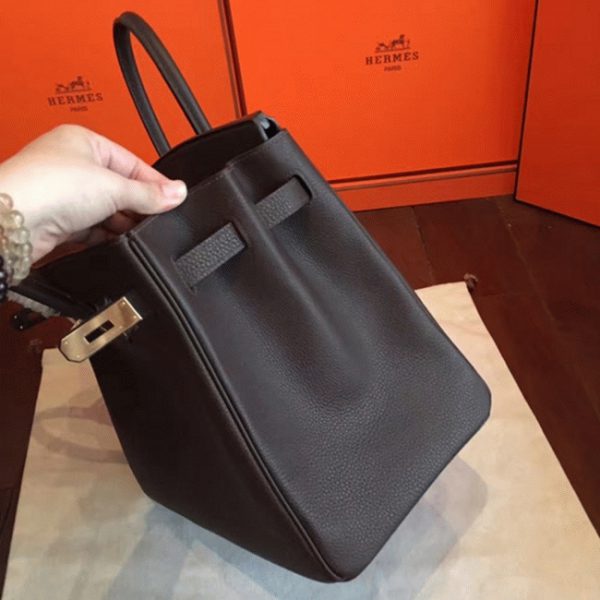 Réplique de haute qualité Hermes Birkin 35CM sac à main café – Image 6