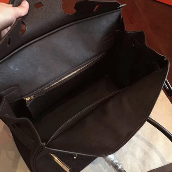 Réplique de haute qualité Hermes Birkin 35CM sac à main café – Image 8