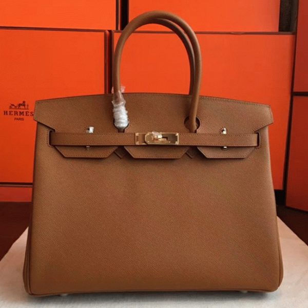 Réplique de luxe Hermes Birkin 35cm sac à main marron