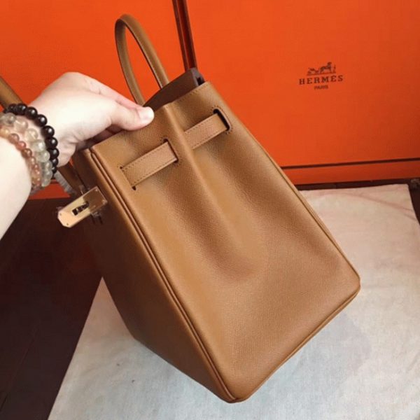Réplique de luxe Hermes Birkin 35cm sac à main marron – Image 5