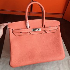 Meilleure contrefa?on Hermes Birkin 35cm sac à main crevette