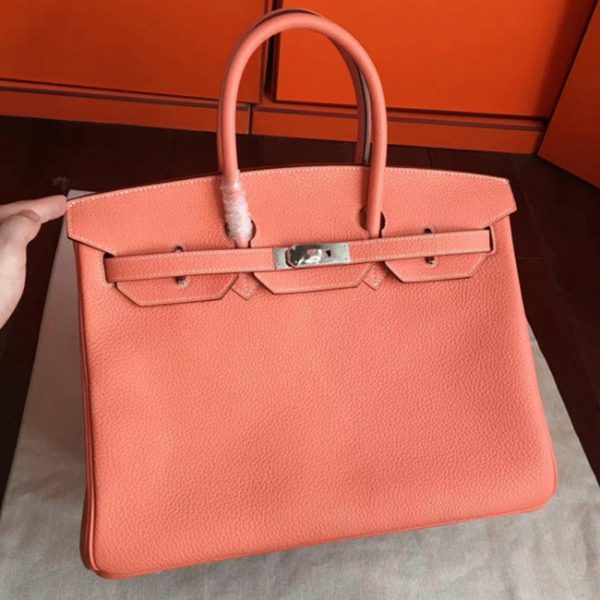 Meilleure contrefa?on Hermes Birkin 35cm sac à main crevette