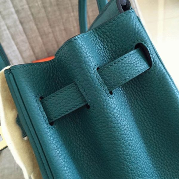 AAAAA Réplique Hermes Birkin 35cm sac à main malachite – Image 6