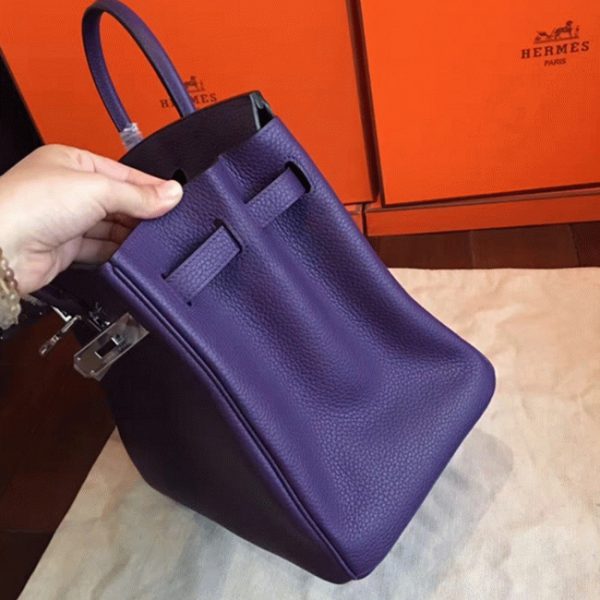 Faux Hermes Birkin 35CM sac à main iris – Image 3