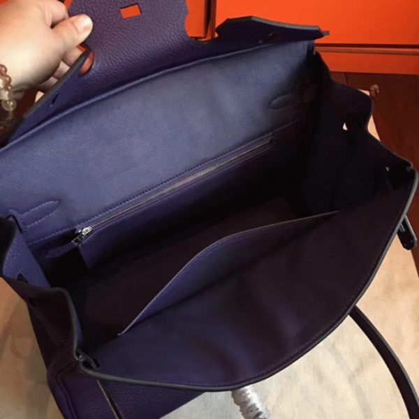 Faux Hermes Birkin 35CM sac à main iris – Image 2