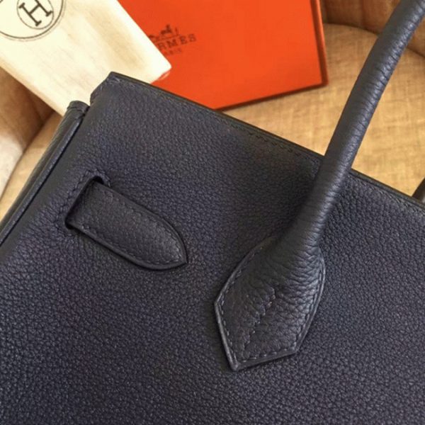 Imitation Hermes Birkin 35CM sac à main saphir – Image 6