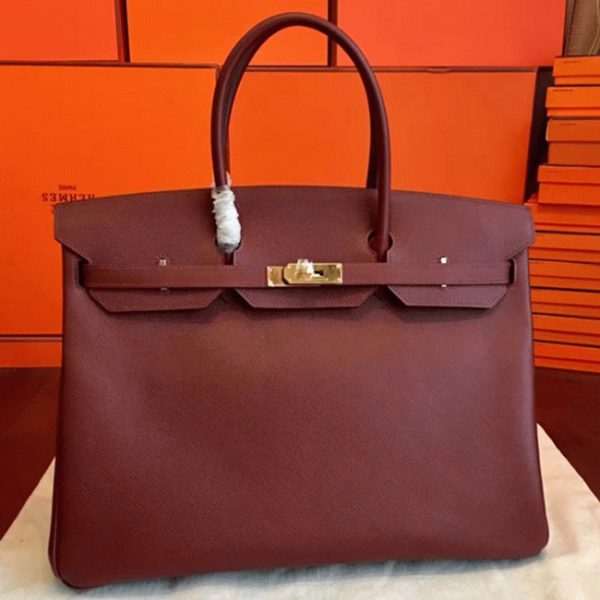 Imitation copie Hermes Birkin 40cm sac à main bordeaux